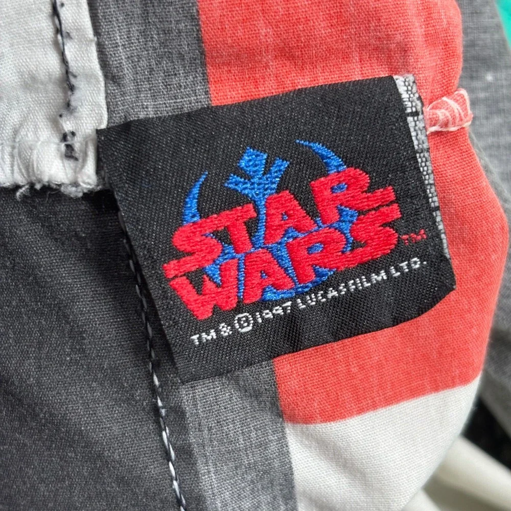 Vintage Star Wars Pillowcase Set Darth Vader Stormtrooper 1997‎ Lucasfilm GUC